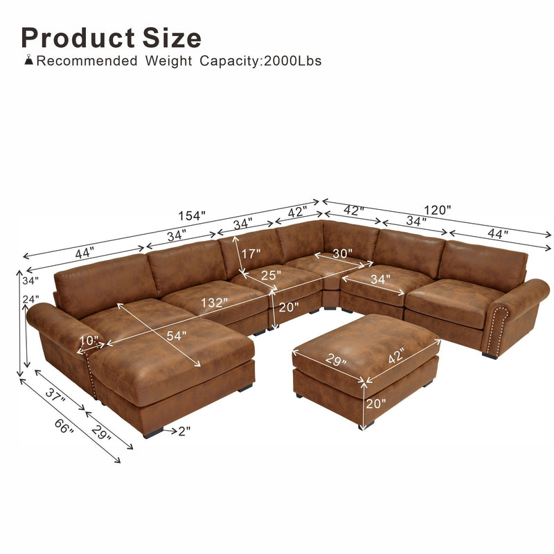 Modular Sectional - Brown