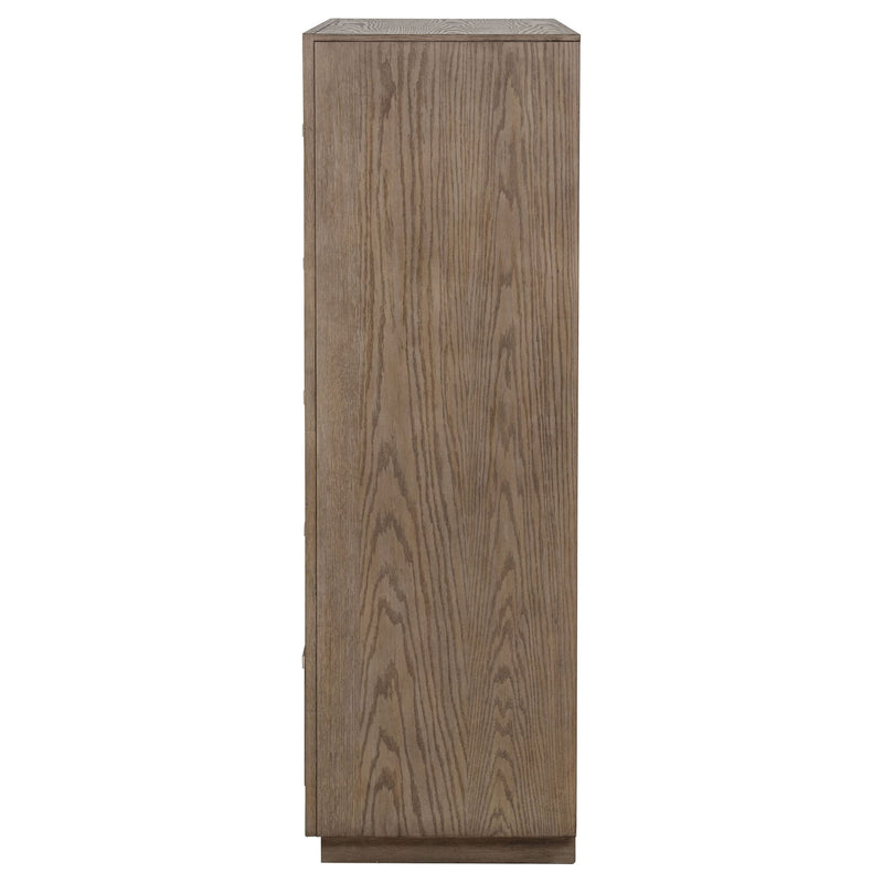 Gibbons Barley - 5 Drawer Bedroom Chest - Brown