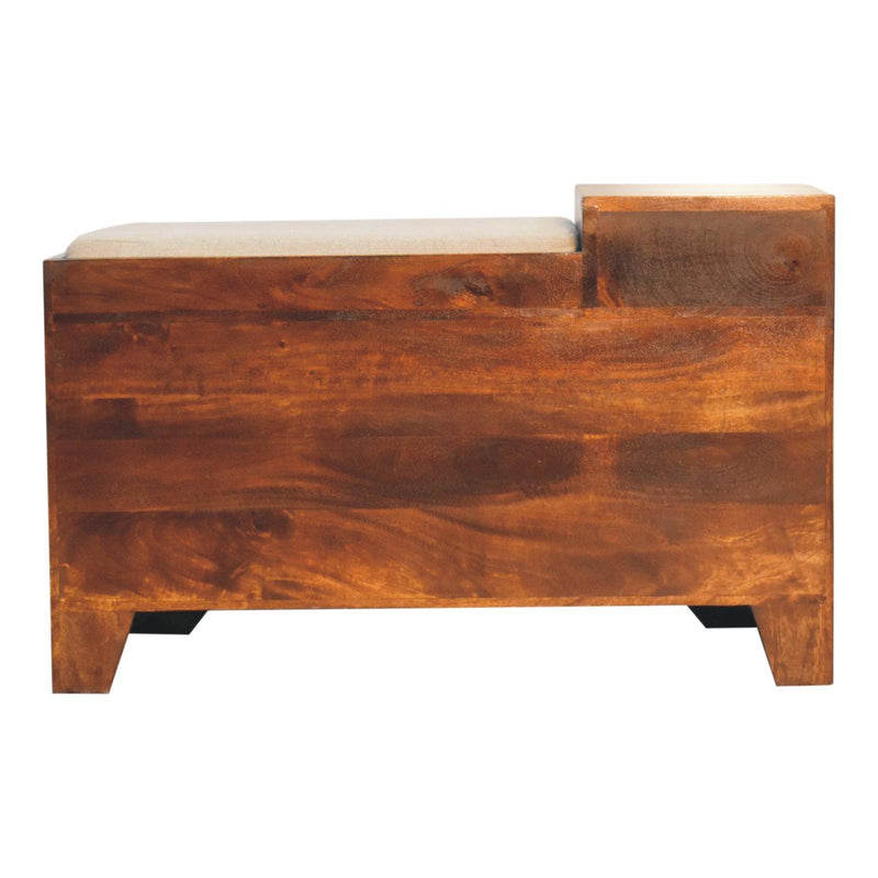 Retreat - Shoe Bench, 1 Drawer - Chestnut