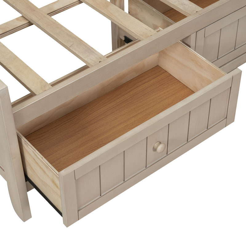 Daybed With Storage Shelves