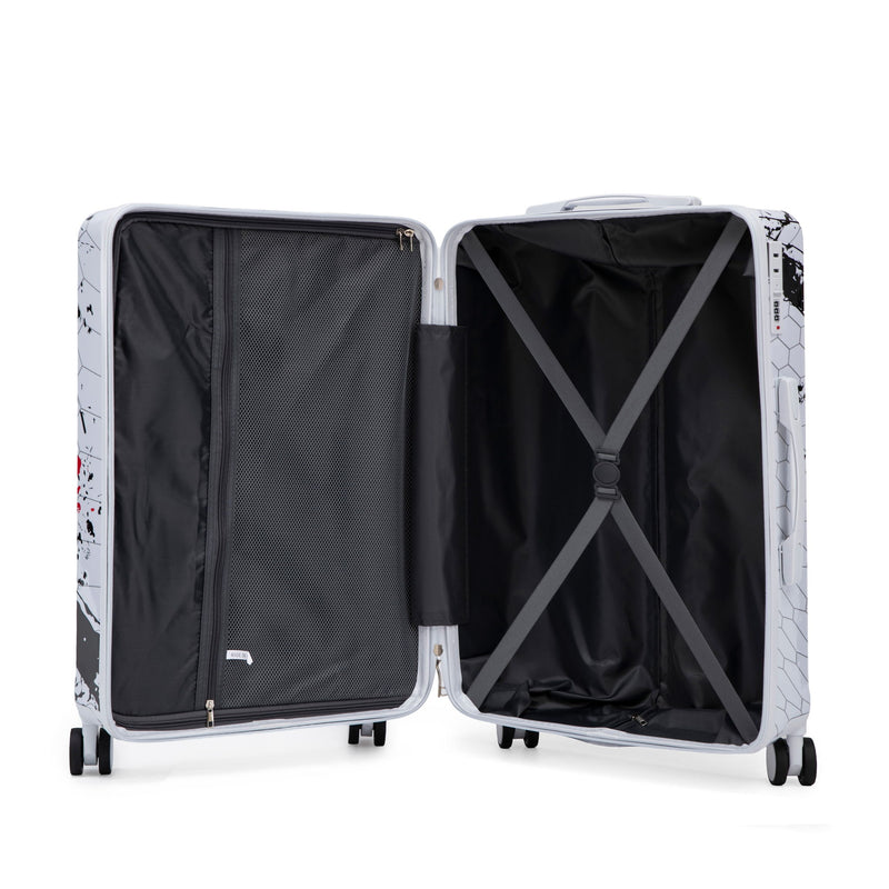 Luggage With Combination Lock, Lightweight Carry-On Suitcase