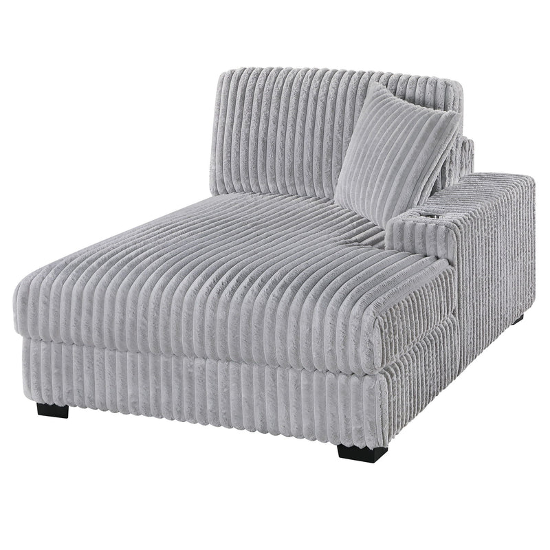 Contemporary Style Modular Sectional Sofa Set With USB, Cup Holder