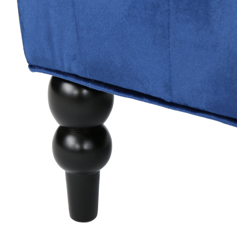 Nurturing - Upholstered Loveseat With Wing Back And Diamond Tufting