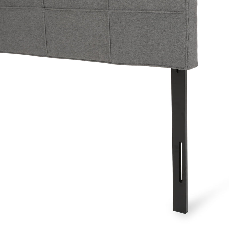 King / California King Sized Headboard - Charcoal Gray