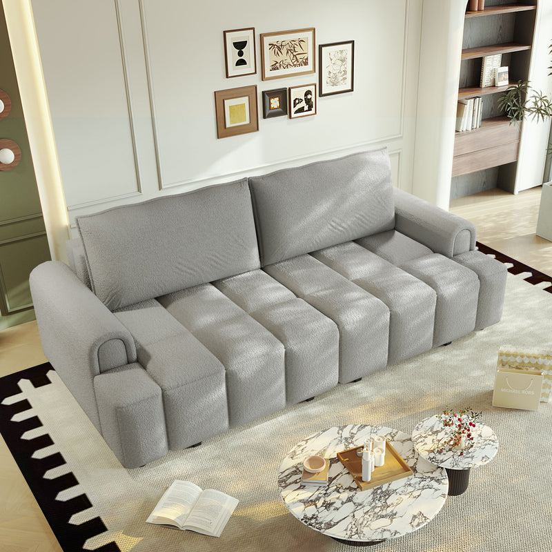 4 Seater Modern Couch With Seats Storage