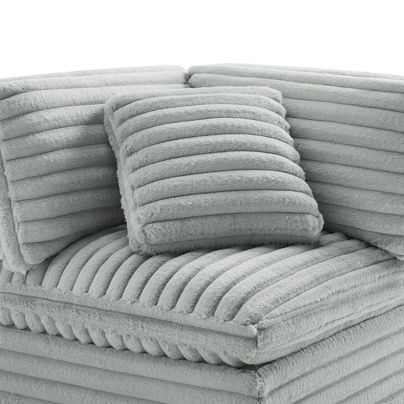 Jenny - 2 Piece Sofa Sectional - Gray