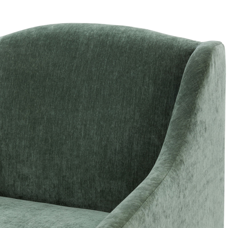 Luisa - Skirted Swivel Accent Chair