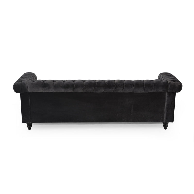 Chesterfield Style 3 Seater Sofa With Deep Button Tufting