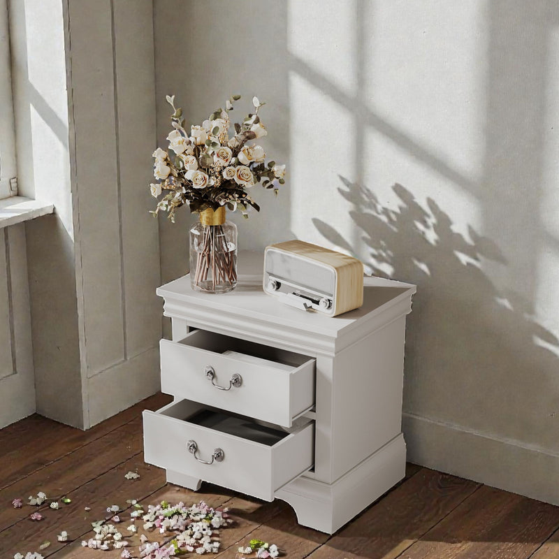Nightstand With 2 Drawers