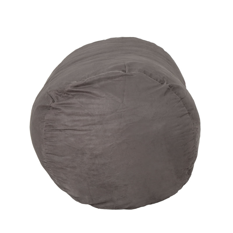 Michael - Modern Cylindrical Suede Bean Bag Chair