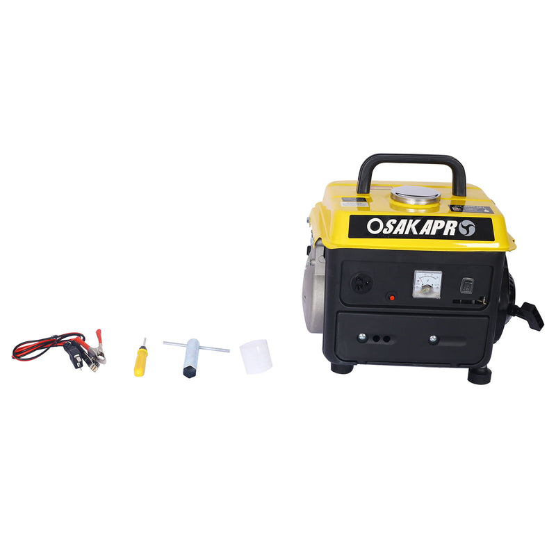 Portable Outdoor Generator Low Noise Gas Powered For Home Use - Yellow