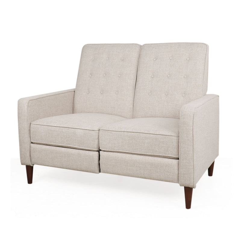 Manville - Contemporary Tufted Loveseat Pushback Recliner
