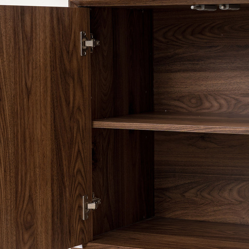 Double Door Cabinet - Walnut