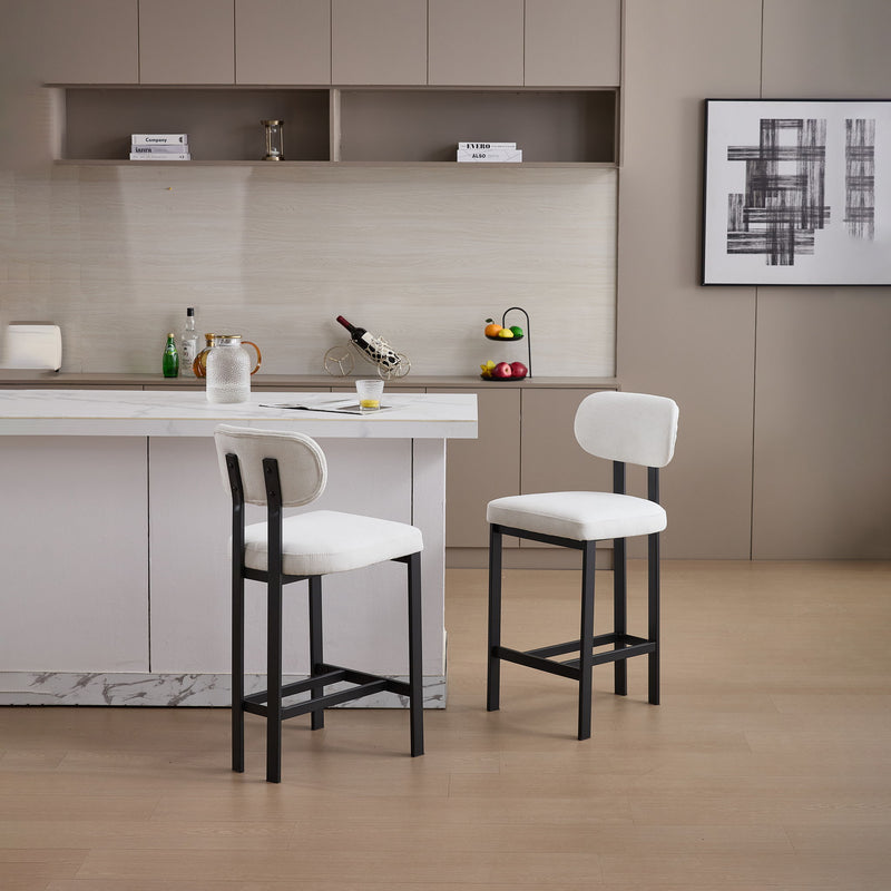 Modern Counter Height Stools (Set of 2)