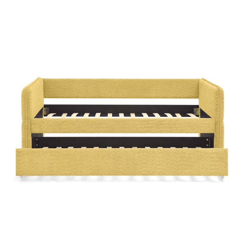 Upholstered Daybed With Pop Up Trundle
