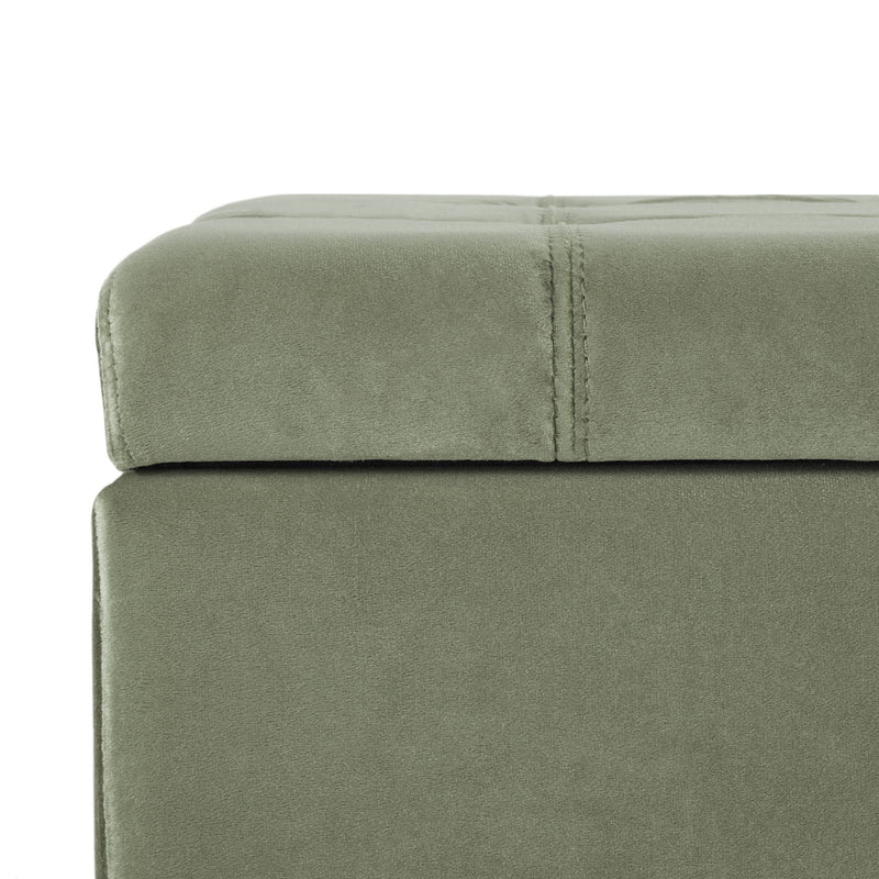 Wendover - Elegant Tufted Storage Bench With Lift-Up Top And Birch Wood Legs