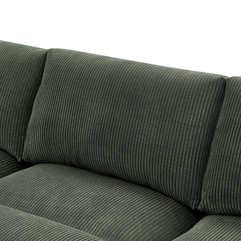 Upholstered Symmetrical Modular Sectional With 6 Seating