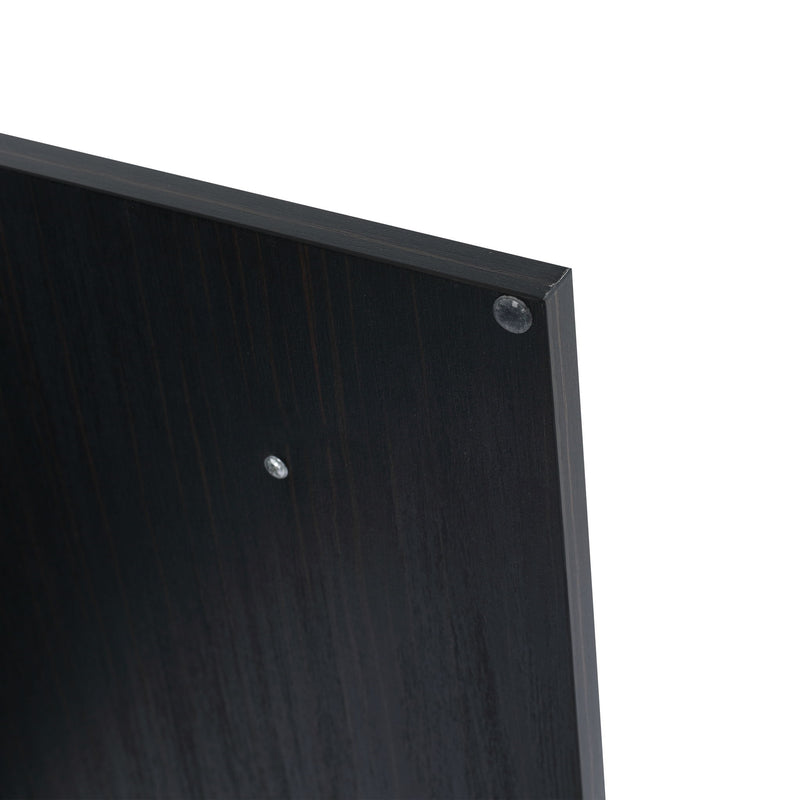 Modern Wall Mounted Bathroom Vanity With Resin Sink And Storage Rack
