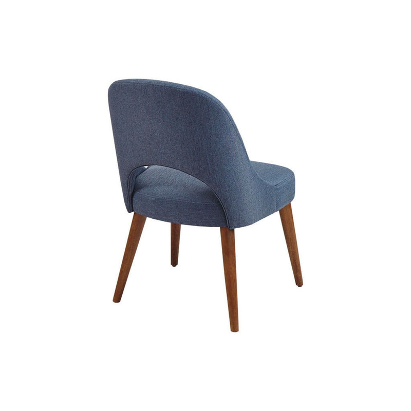 Dining Side Chair Upholstered Textured (Set of 2) - Navy