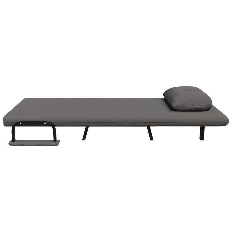 5 In 1 Folding Sofa Bed With 5 Position Adjustable Backrest