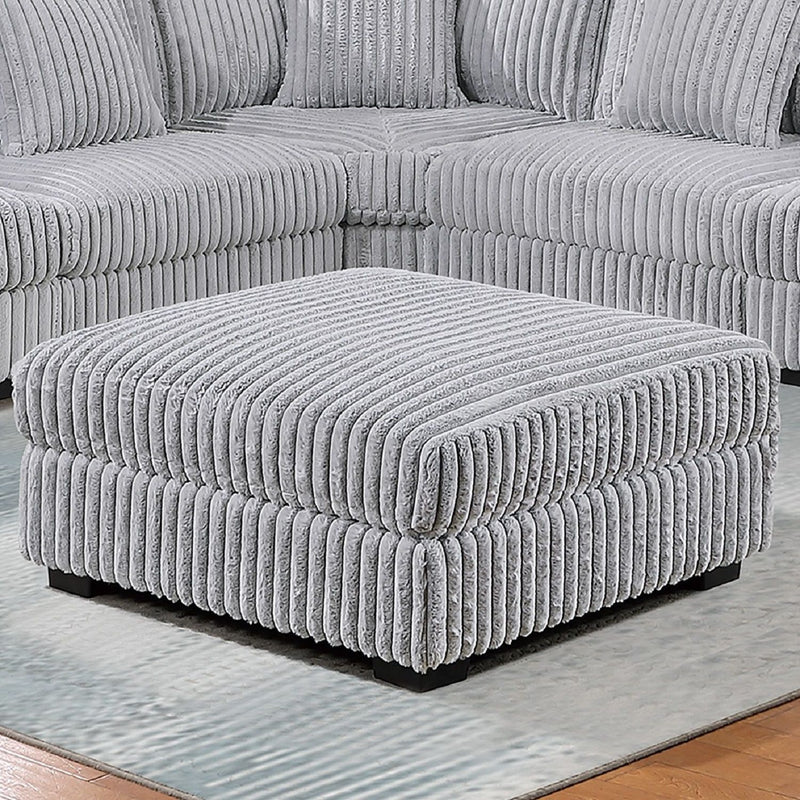 Contemporary Style Modular Sectional Sofa Set With USB, Cup Holder