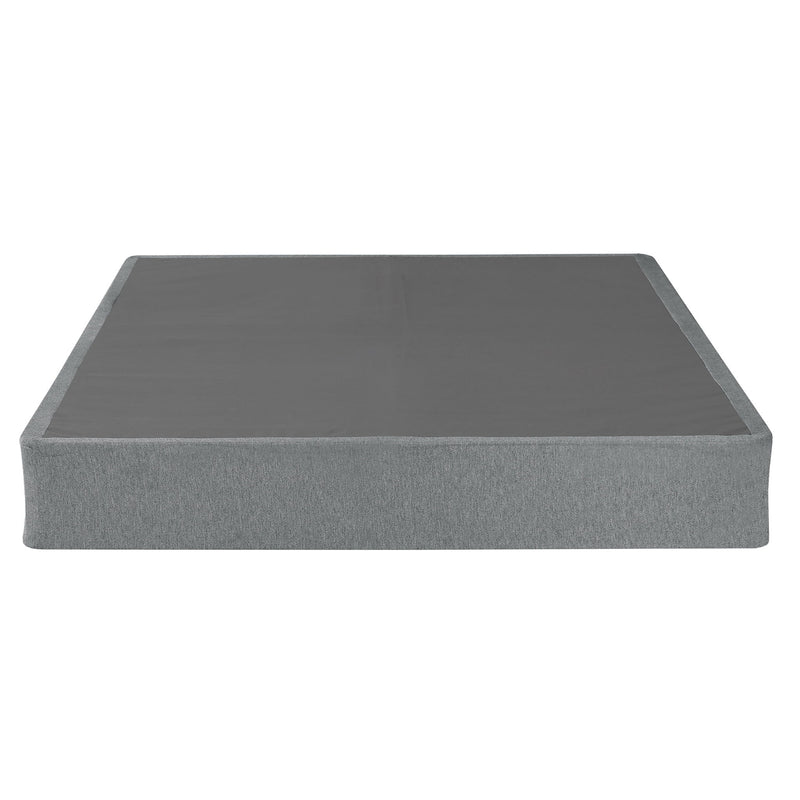 Foldable 9" Twin Size Metal Mattress Box Spring Foundation Bedroom Furniture Bed Base - Gray