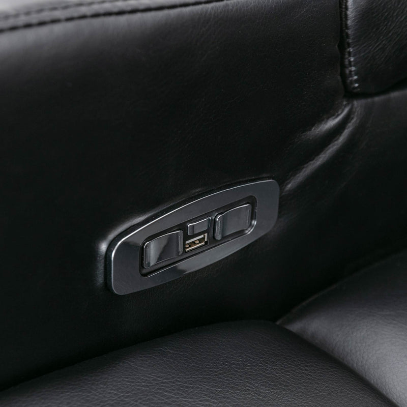 Power Recliner & Storage Arms, Cupholders, Swivel Tray Table And Cell Phone Stand