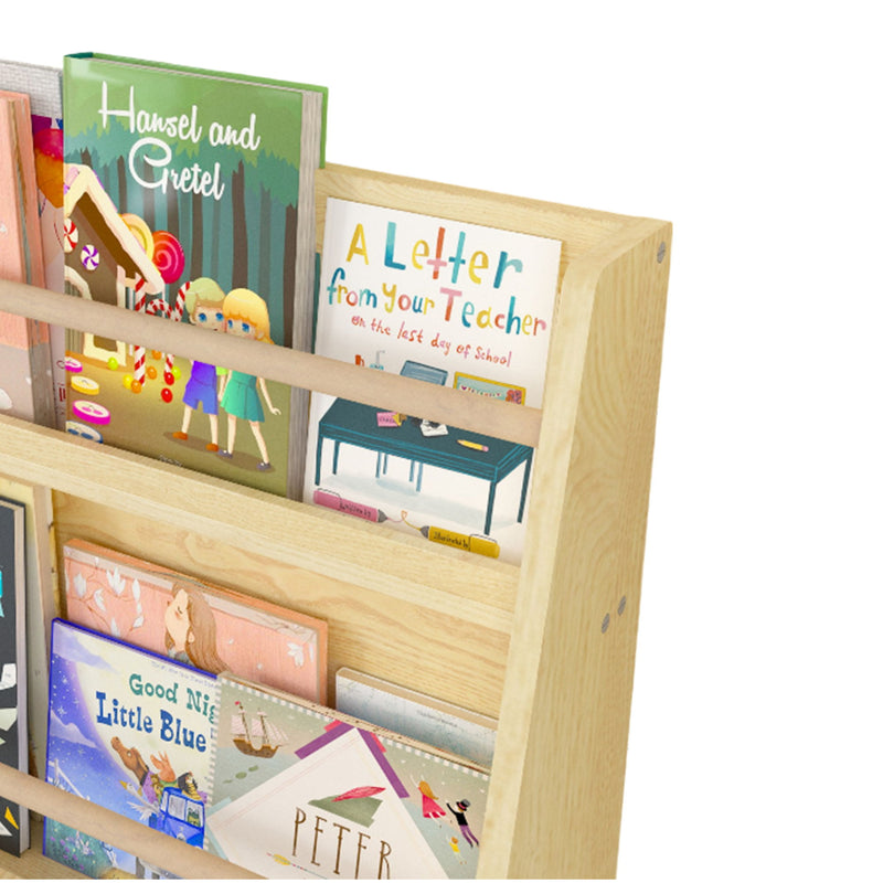 3 Tier Book Shelf, Compact Storage For Bedrooms