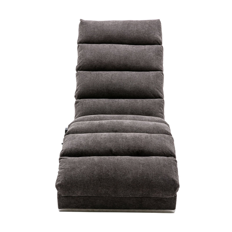 Massage Chaise Lounge Indoor With Remote Control, Ergonomic Electric Massage Lounger