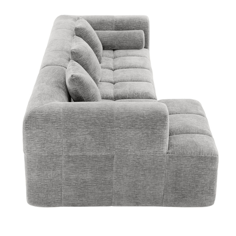 Sectional Free Combined Sofa With 2 Side Pockets