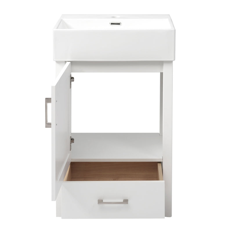 Bathroom Vanity With Sink, Frame And Drawer