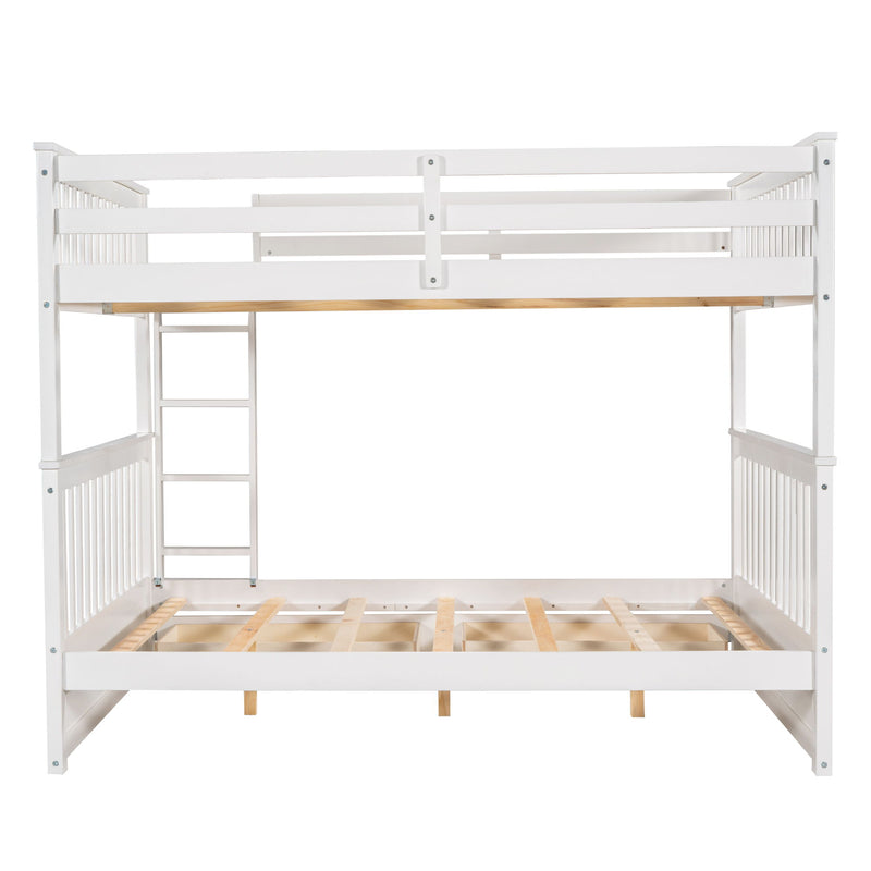 Bunk Bed With Ladders And 2 Storage Drawers