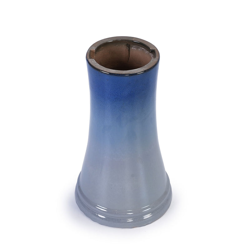 Birdbath For Patio, Garden - Blue Gray