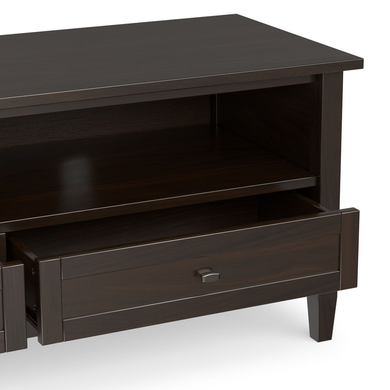 Warm Shaker - Handcrafted Low TV Media Stand