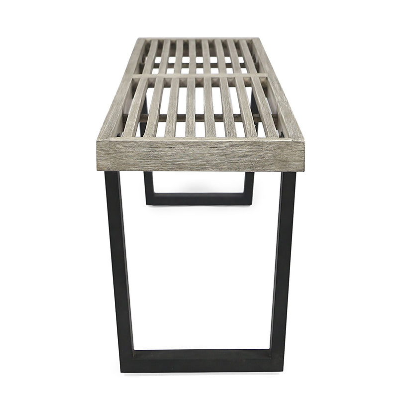 Intrinsic - Outdoor Dining Bench With Slat Top