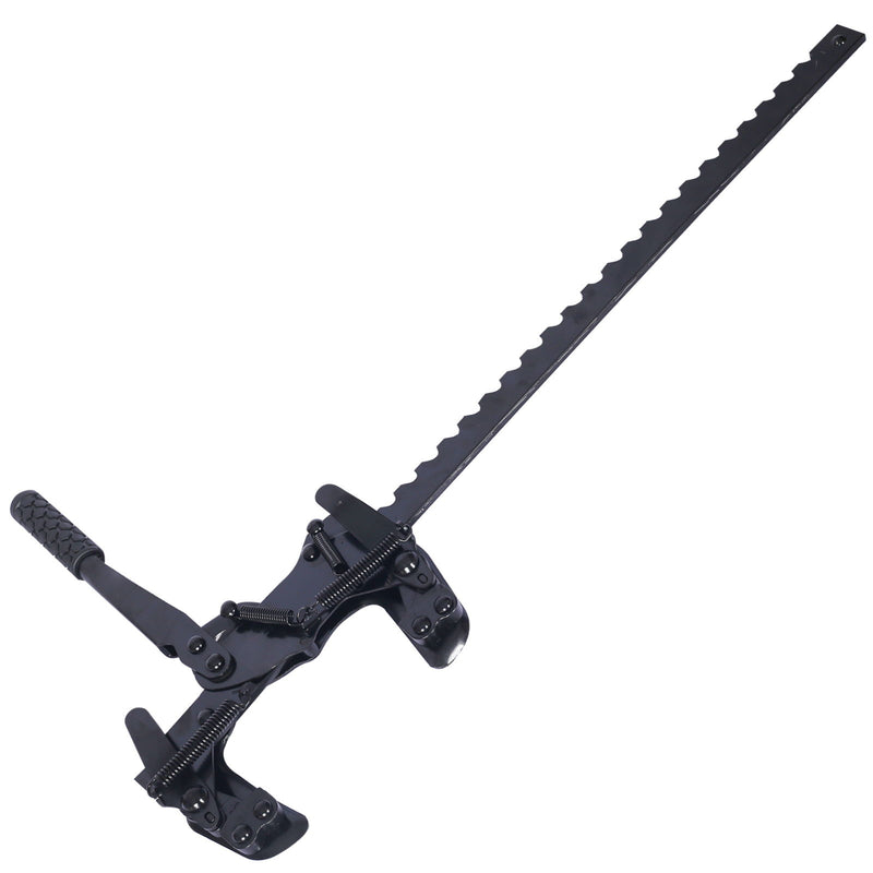 Fence Stretcher All Purpose Splicer Steel Tool For High Tensile, Barbed, And Smooth Wire Fences - Black