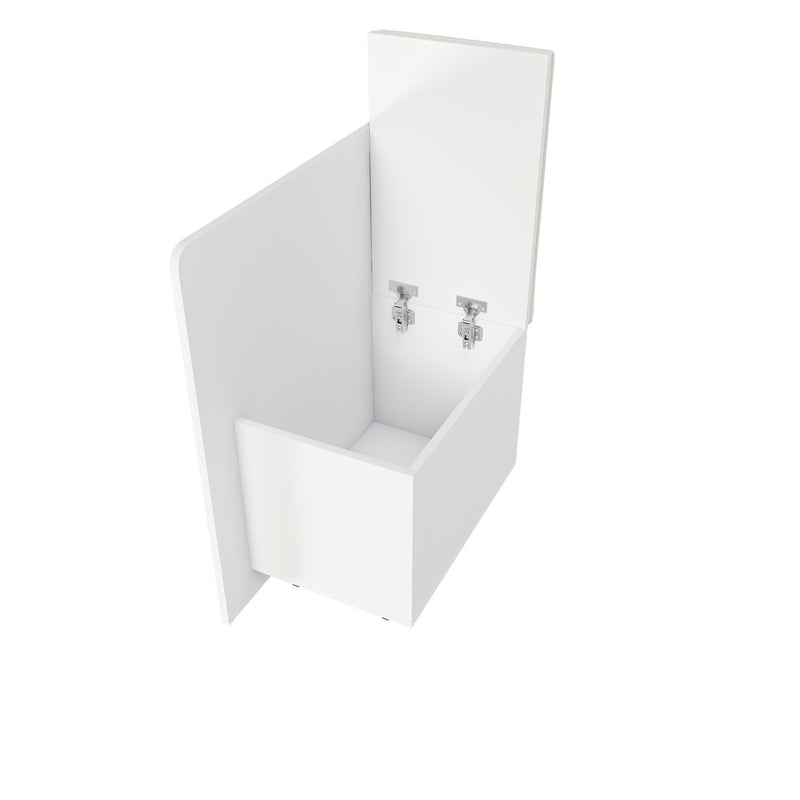 Folding Desk With Mirror And Storage Stol For Bedroom