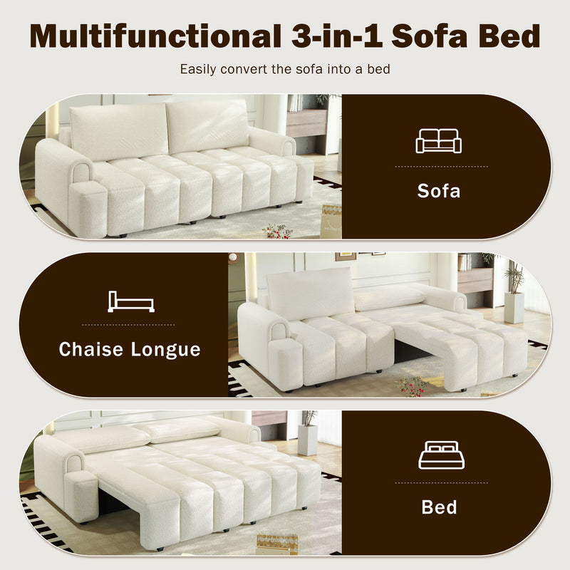 4 Seater Modern Couch With Seats Storage