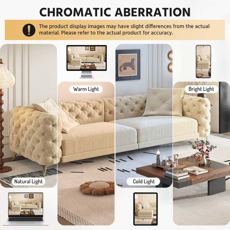 3-In-1 Convertible Sleeper Sofa