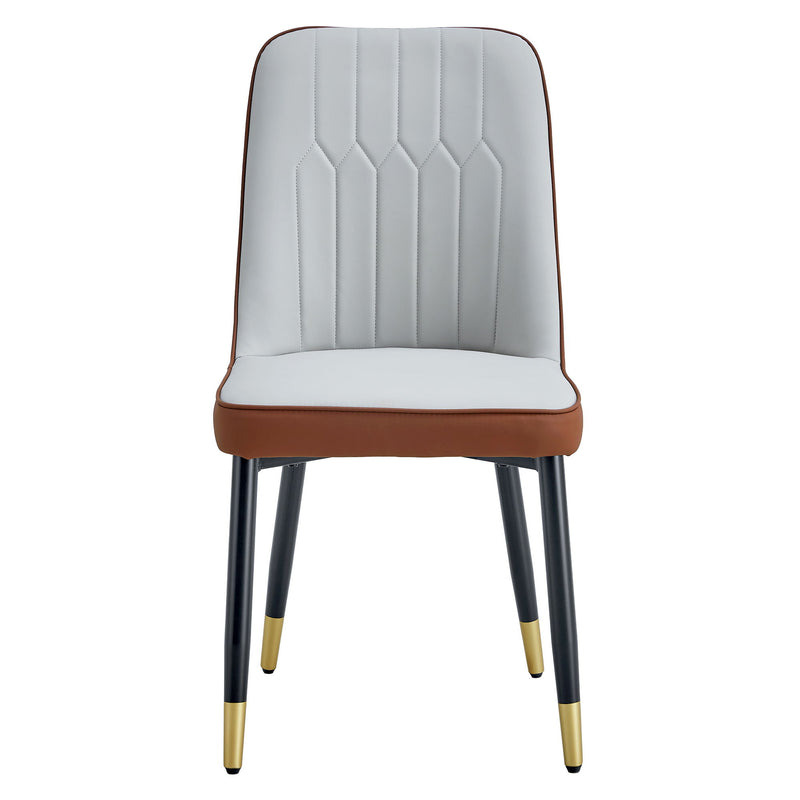 Modern Dining Chair With Metal Leg
