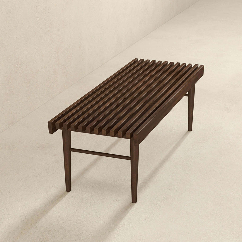 Mia - Bench - Dark Brown
