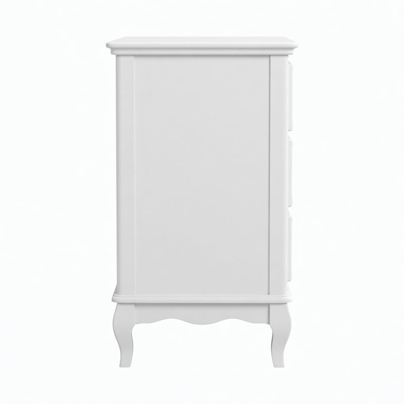 3 Drawer Dresser - White