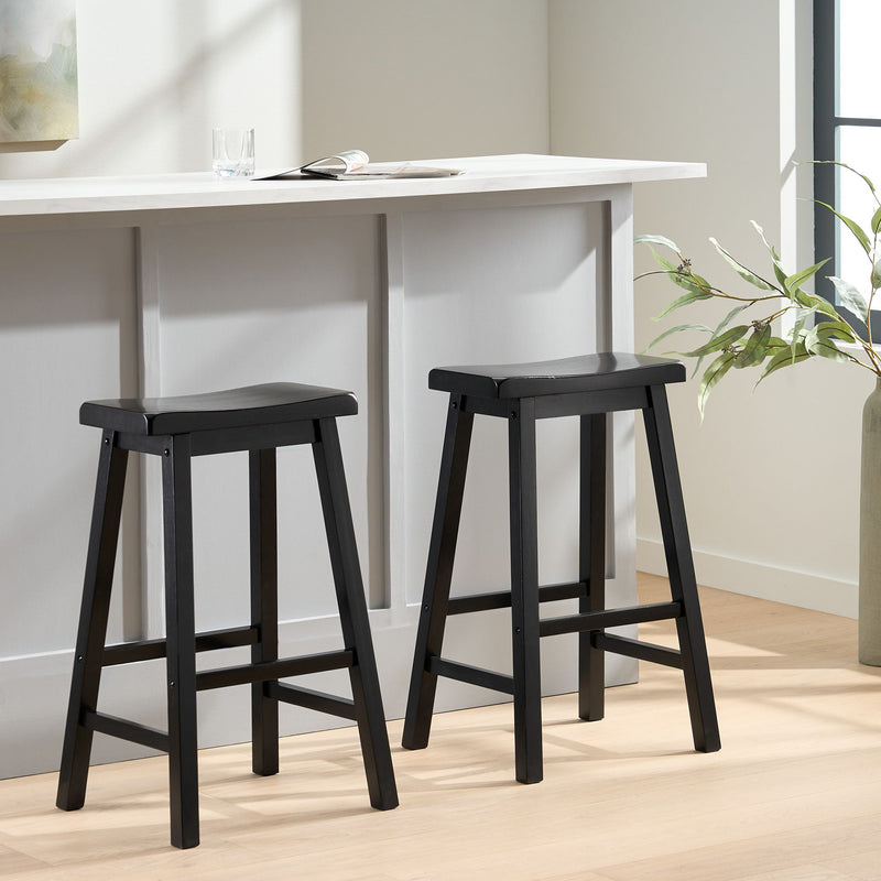 Saddle Stool - Black