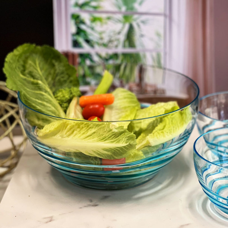 Swirl Acrylic Serving Bowls, Unbreakable