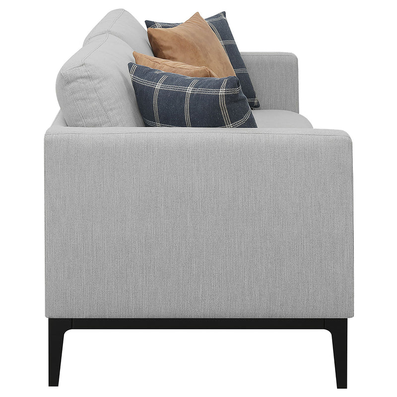 Montauk - Upholstered Sofa With Reversible Cushions - Light Gray
