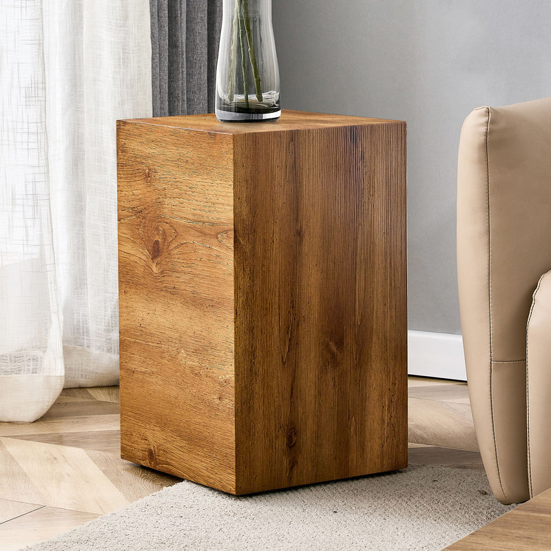 Modern Coffee Table With Wood Grain Texture And Stylish Design - Wood