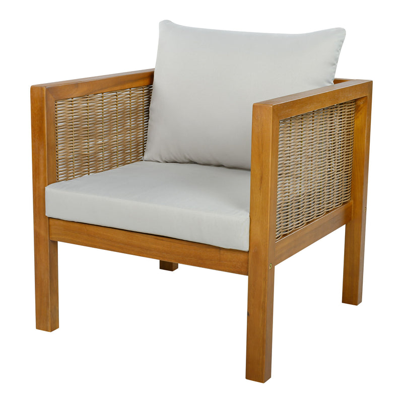 Patio Set Outdoor With Coffee Table And Cushions