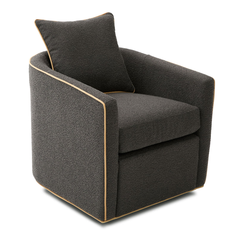 Swivel Accent Chair, Rotating Base, For Living Room