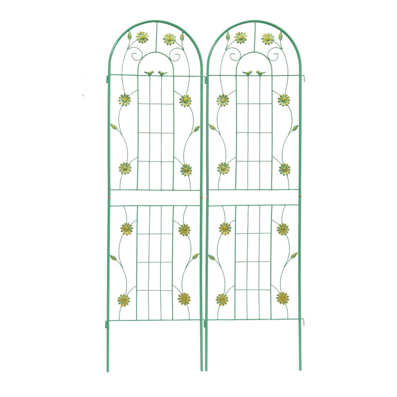 Metal Garden Trellis Rustproof Trellis For Climbing Plant Outdoor Flower Support