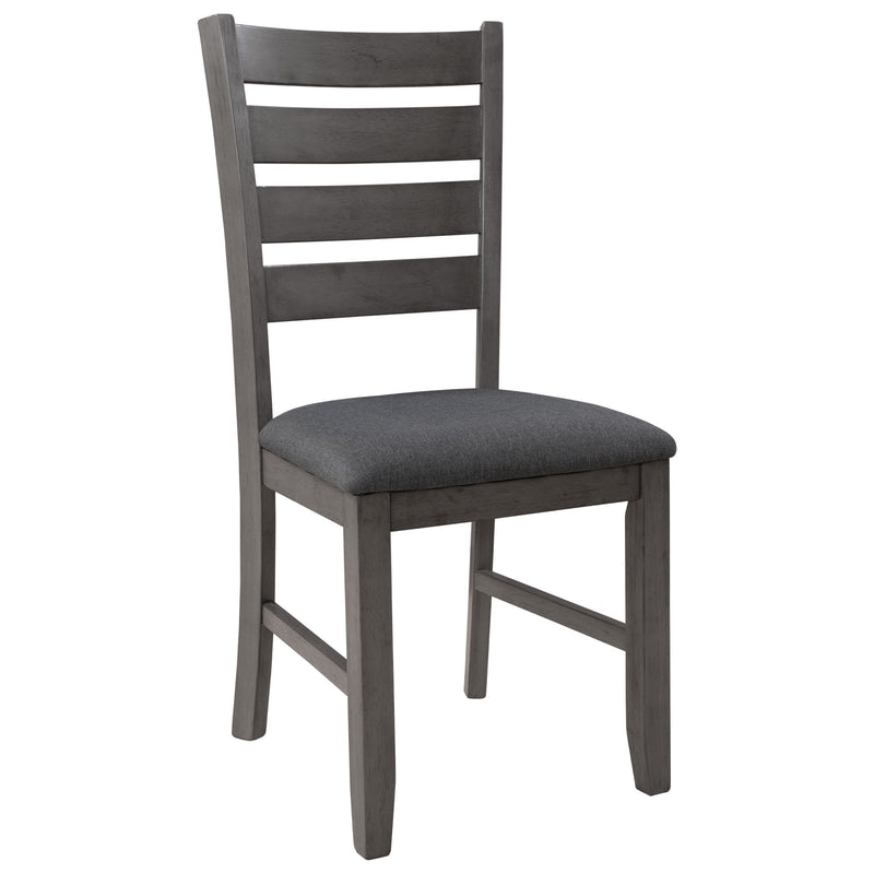 Dining Set For 6, Upholstered Chairs, Includes Table, 4 Chairs, And 2 Person Bench - Gray